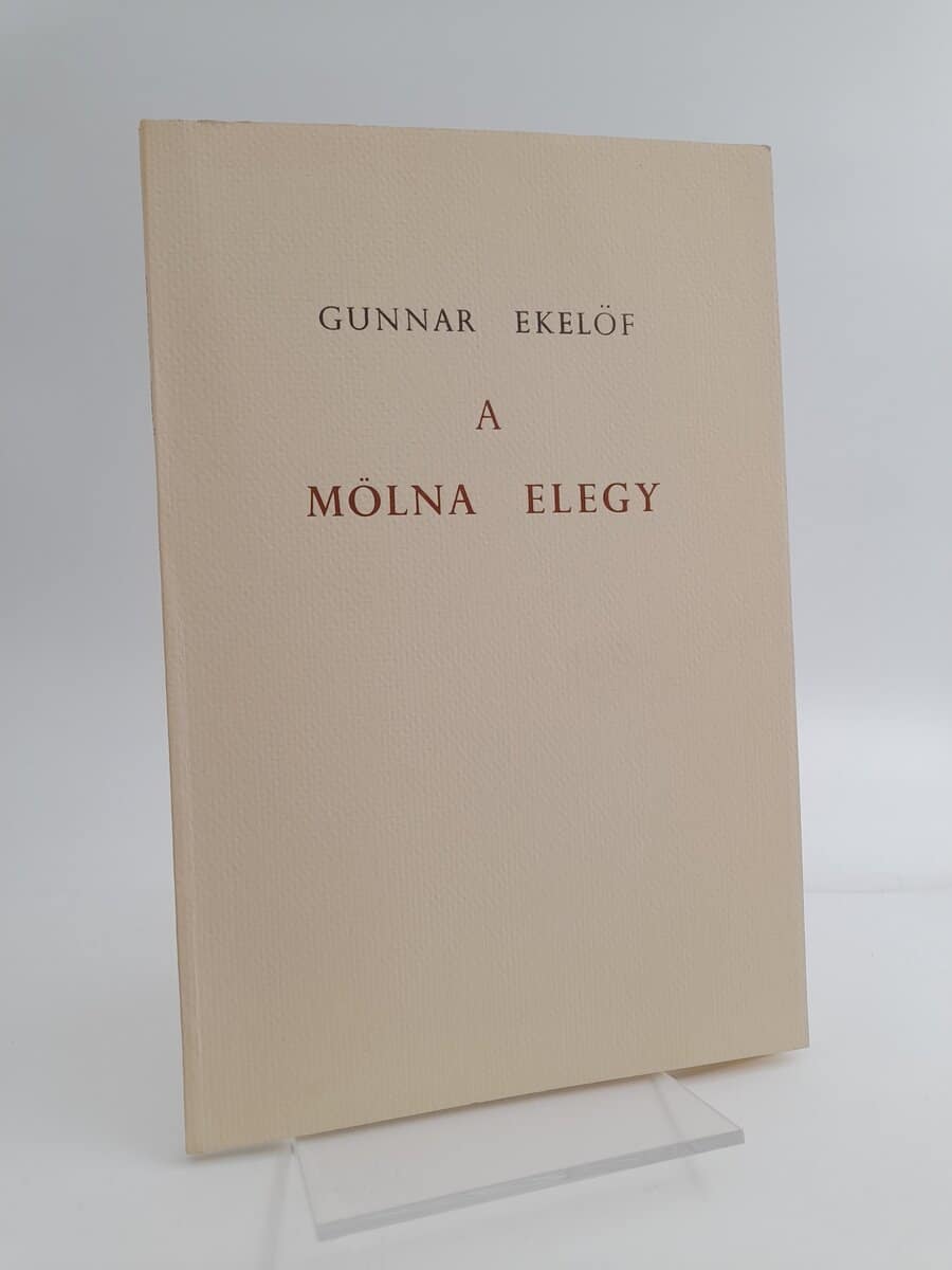 Ekelöf, Gunnar | A Mölna elegy : Metamorfoser. Vol. 2