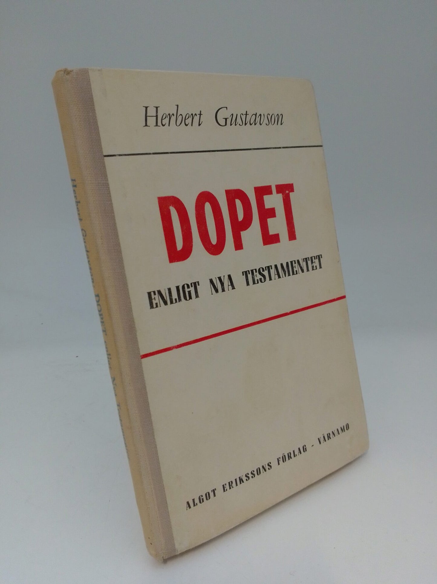 Gustavson, Herbert | Dopet enligt Nya Testamentet