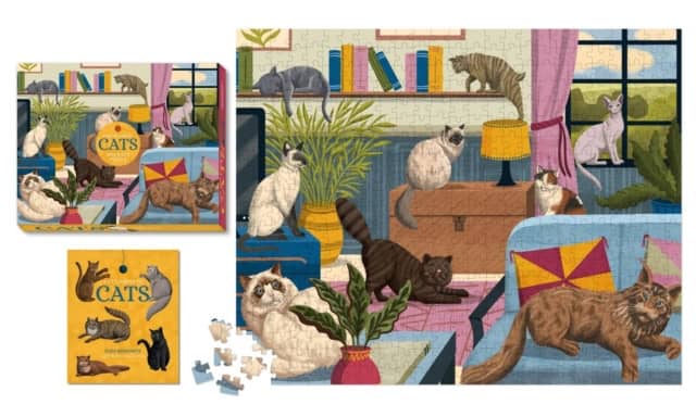 Berkowitz, Eliza | For the Love of Cats 500-Piece Puzzle