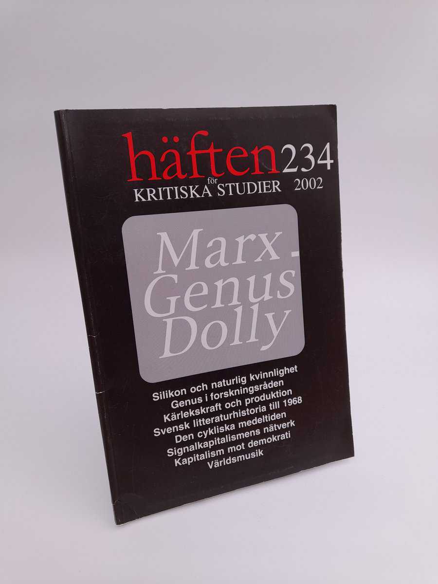 Häften för kritiska studier | 2002/2-4 : Marx - Genus - Dolly