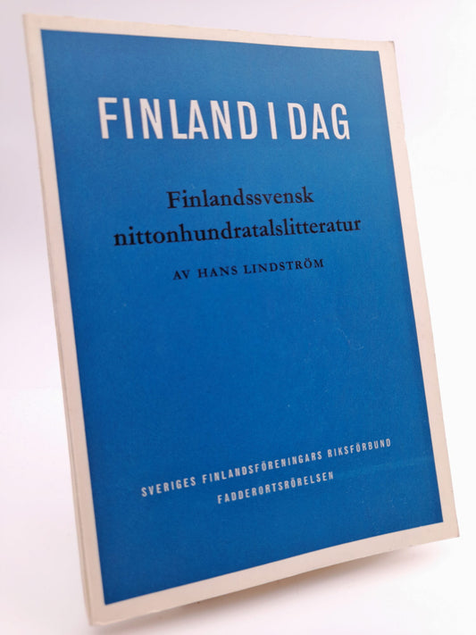 Lindström, Hans | Finlandssvensk nittonhundratalslitteratur