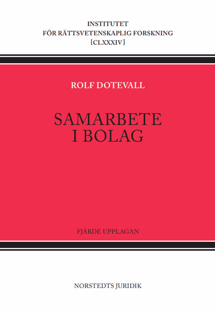 Dotevall, Rolf | Samarbete i bolag : Om personbolag