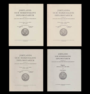 Löfqvist, Karl-Erik | Swedlund, Robert [red.] | Jämtlands och Härjedalens diplomatarium. Första delen, första häftet (ti...