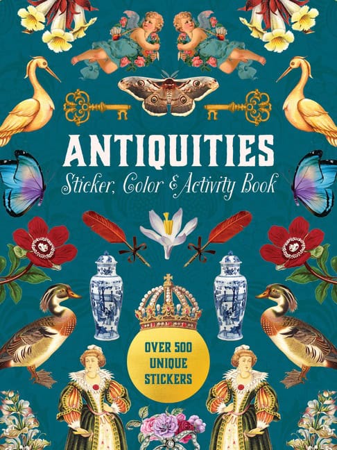 Editors of Chartwell Books | Antiquities Sticker, Color  Activity Book