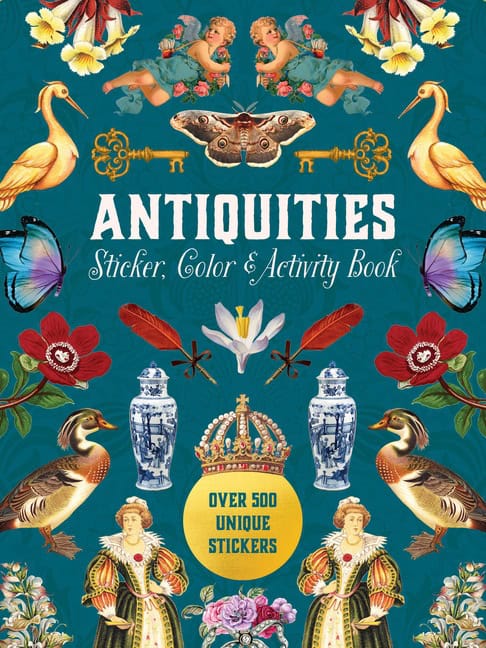 Editors of Chartwell Books | Antiquities Sticker, Color  Activity Book