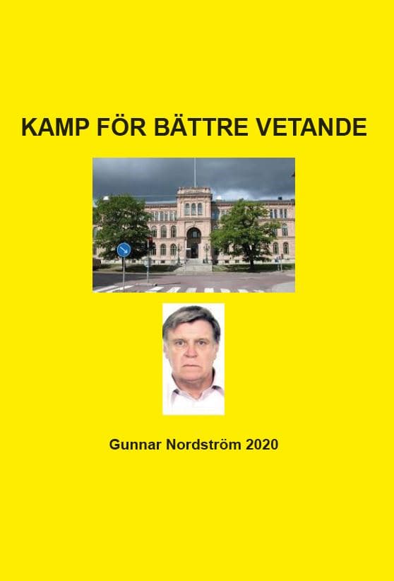Nordström, Gunnar | Kamp för bättre vetande