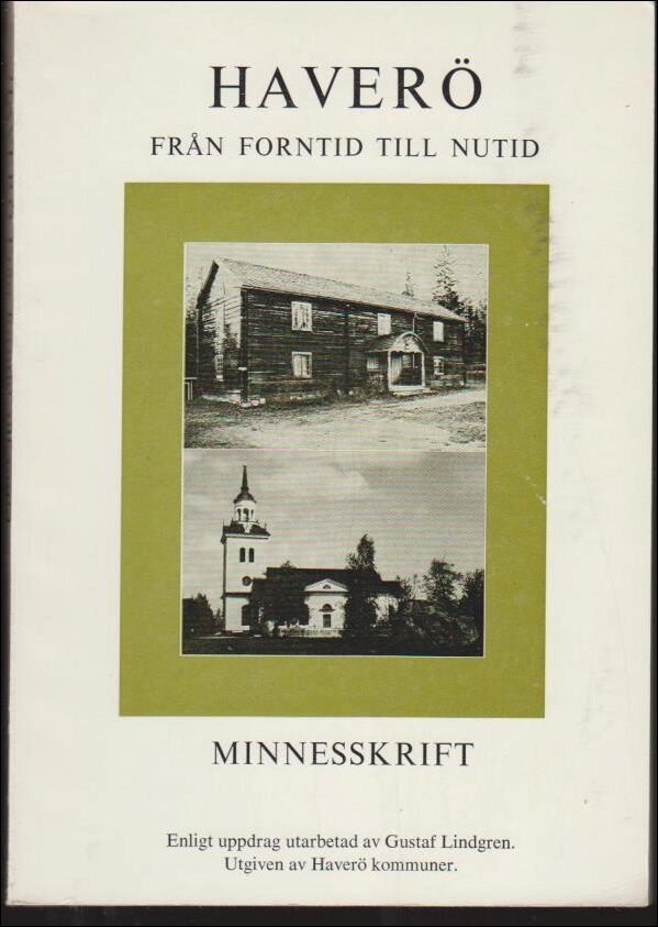 Lindgren, Gustaf | Haverö : Från forntid till nutid