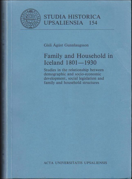 Gunnlaugsen, Gisli Águst | Family and Household in Iceland 1801-19230