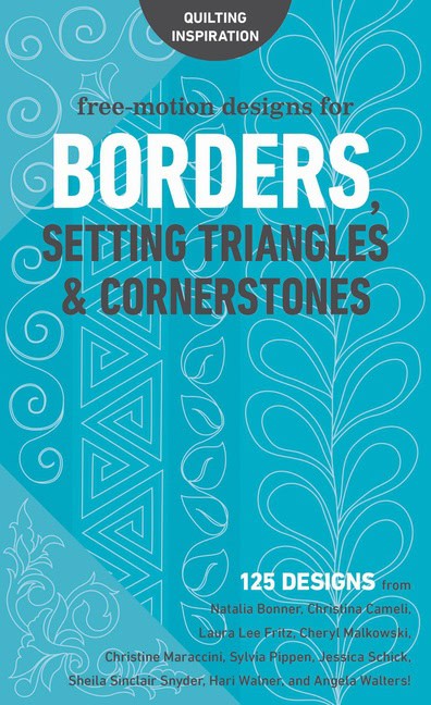Various | Free-Motion Designs for Borders, Setting Triangles  Cornerstones