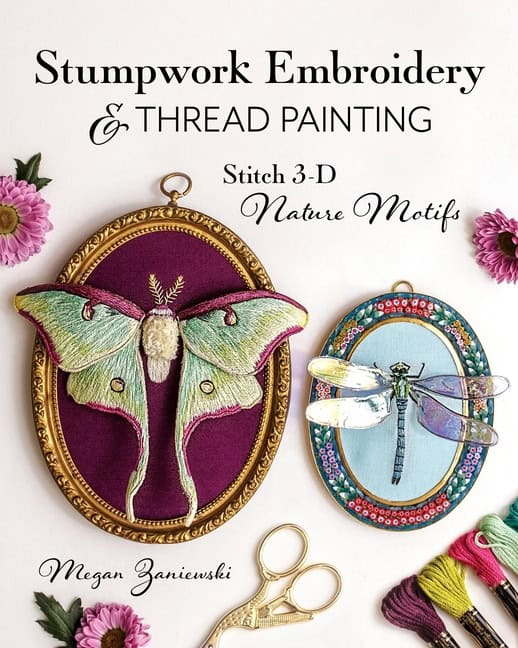 Megan Zaniewski | Stumpwork Embroidery  Thread Painting