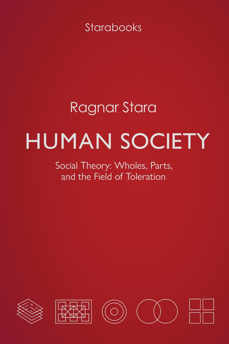 Stara, Ragnar | Human society : Social theory, wholes, parts, and the field of toleration