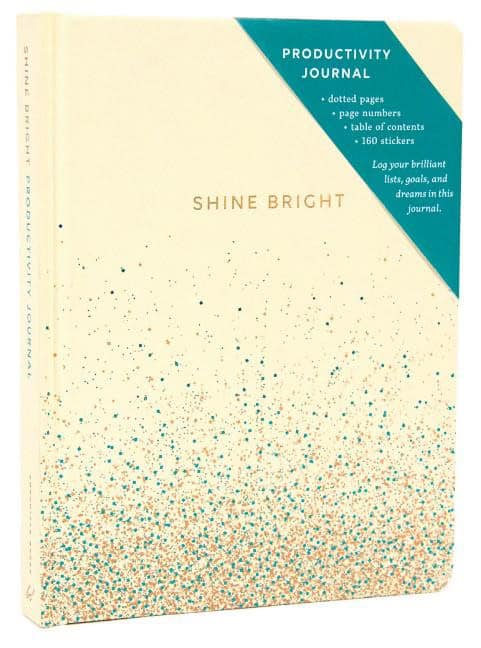 Chronicle Books | Shine Bright Productivity Journal, Cream