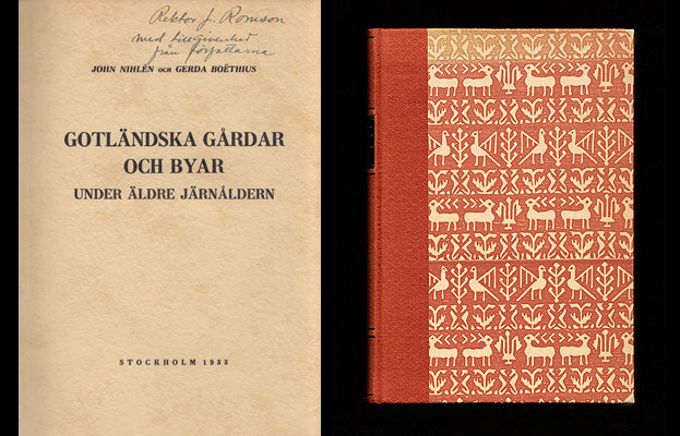 Nihlén, John | Boëthius, Gerda | Gotländska gårdar och byar : under äldre järnåldern