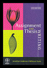 Anderson, Jonathan | Assignment & thesis writing