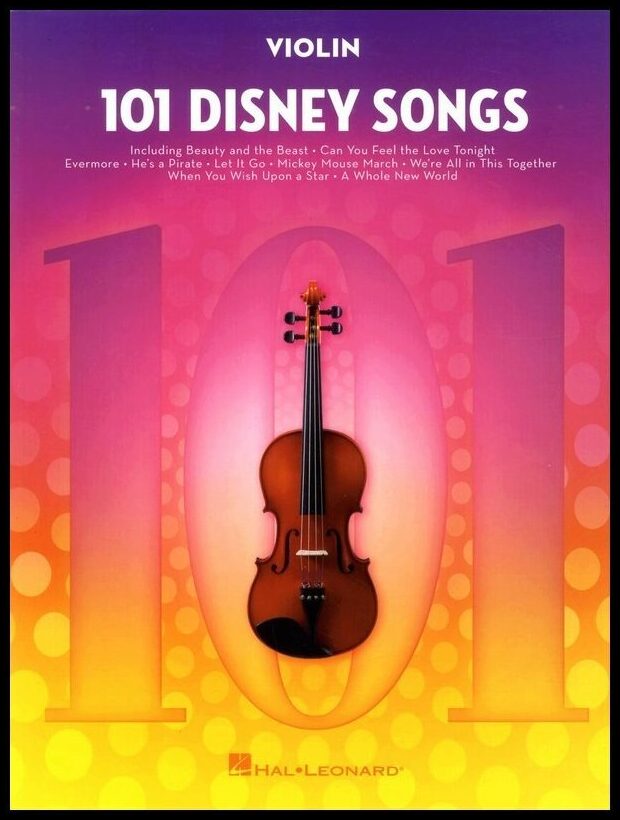 101 Disney songs for violin