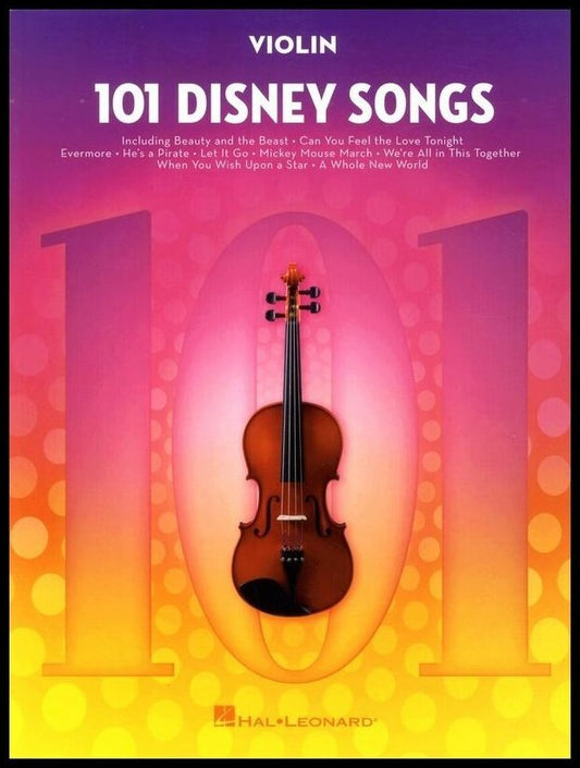101 Disney songs for violin