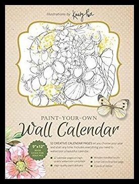 Kristy Rice | Paint-Your-Own Wall Calendar : Illustrations by Kristy Rice
