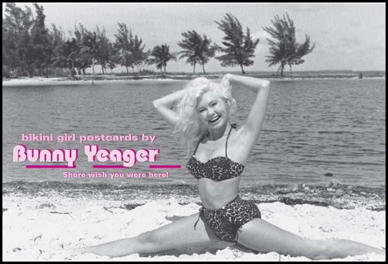 Bunny Yeager | Bikini Girl Postcards By Bunny Yeager
