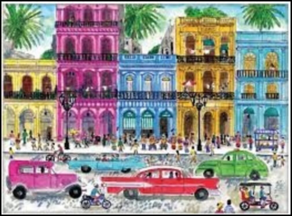 Galison | Michael Storrings Cuba 1000 Piece Puzzle