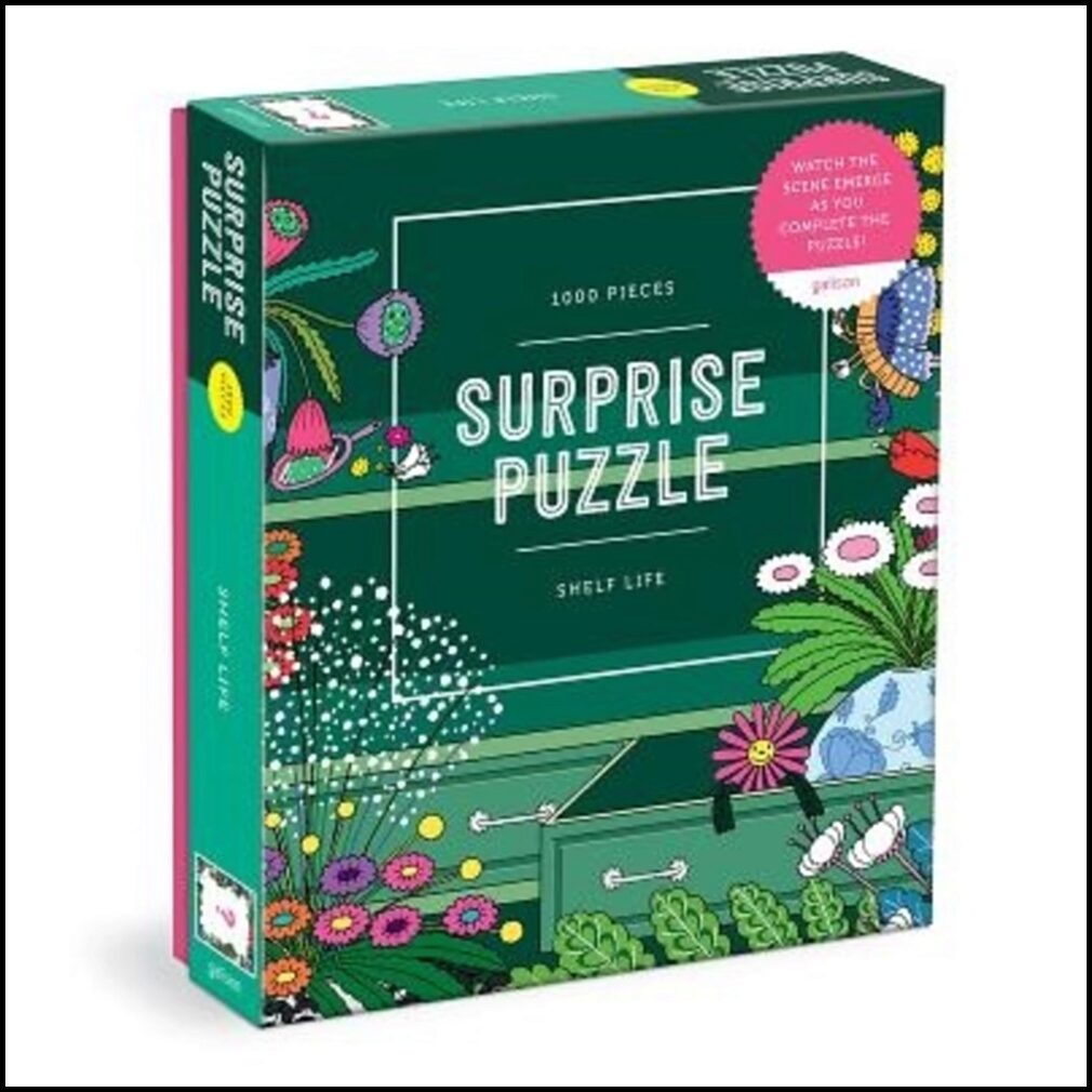 Galison | Shelf Life 1000 Piece Surprise Puzzle
