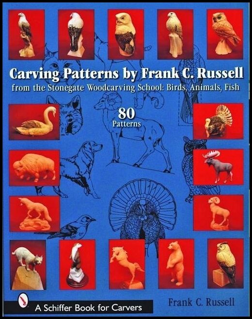 Russell, Frank C. | Carving patterns by frank c russell : From the stonegate woodcarving school