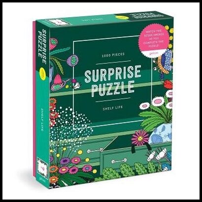 Galison | Shelf Life 1000 Piece Surprise Puzzle