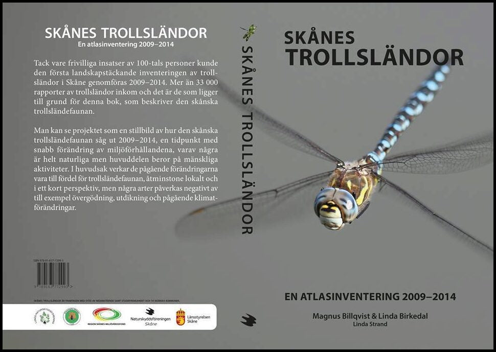 Billqvist, Magnus| Birkedal, Linda | Skånes trollsländor : En atlasinventering 2009-2014
