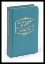 Chronicle Books Staff | One Line a Day : A Five-Year Memory Book