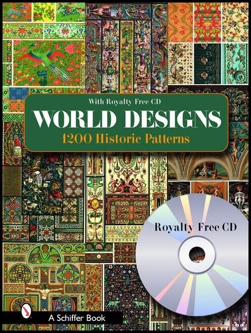 Schiffer Publishing, Ltd. | World Designs : 1200 Historic PatternsWith Royalty-free CD