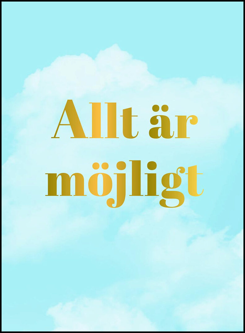 Jones, Peggy| Martin, Sophie | Allt är möjligt