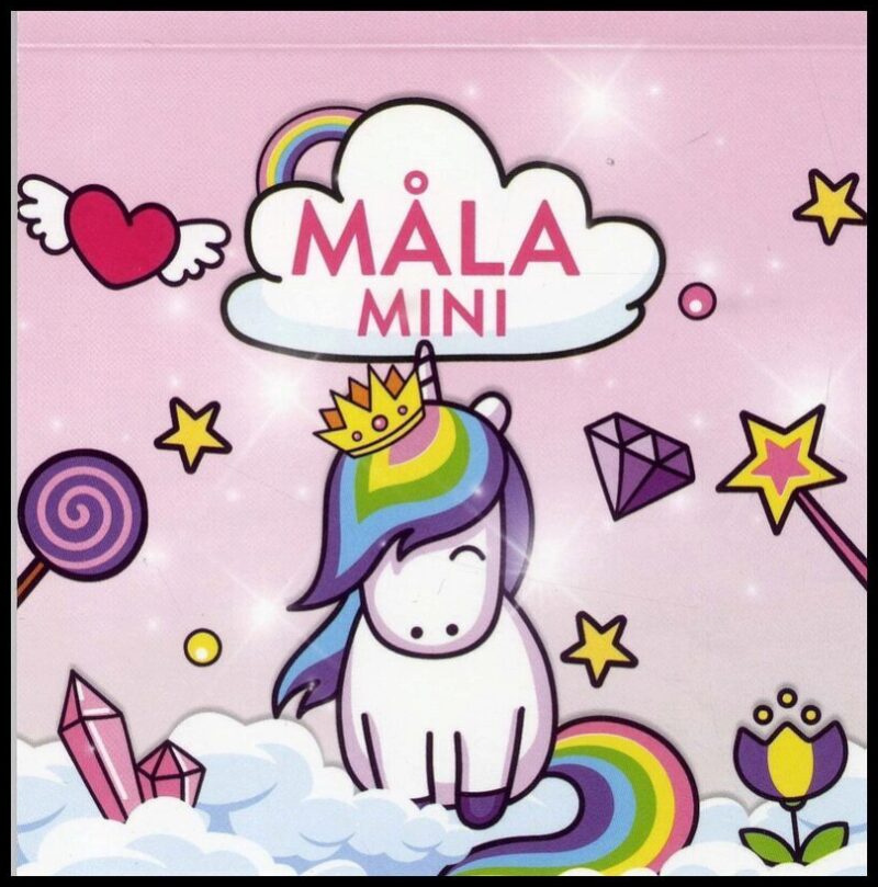 Måla mini. Fina enhörningar