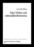 Max Weber och rationalitetsformerna