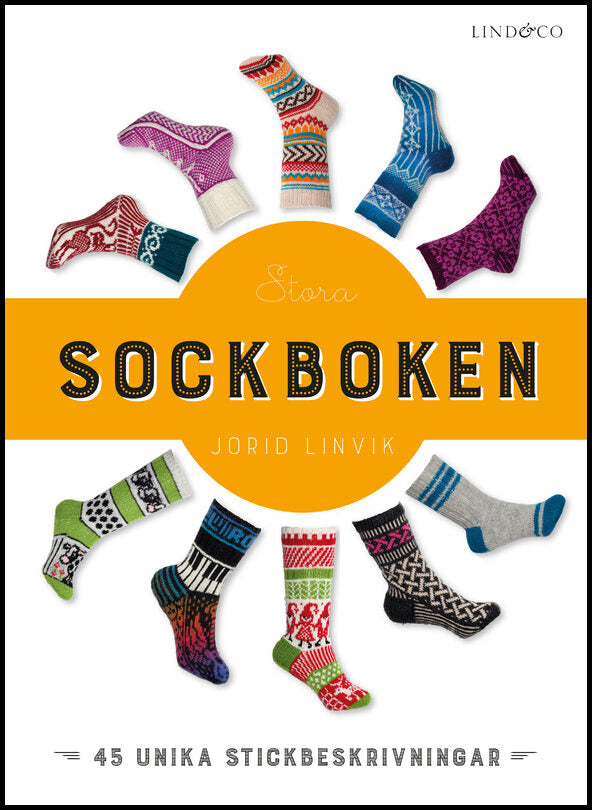 Linvik, Jorid | Stora sockboken : 45 unika stickbeskrivningar