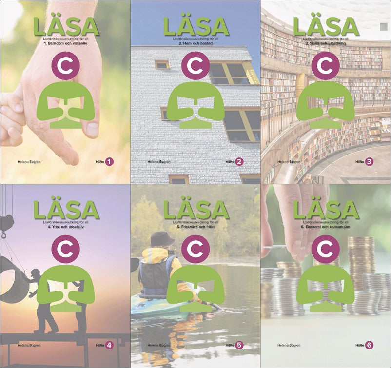 Bogren, Helena | Läsa C : Häfte 1–6 Paket : Häfte 1–6 Paket