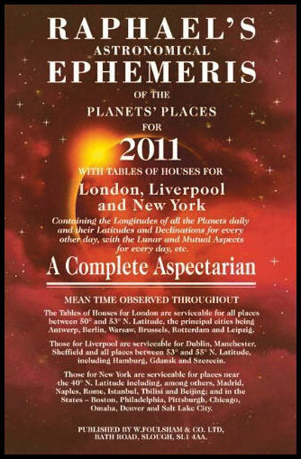 Raphael, Edwin | Raphael's Astronomical Ephemeris 2011