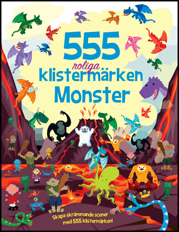 Graham, Oakley | 555 roliga klistermärken : Monster