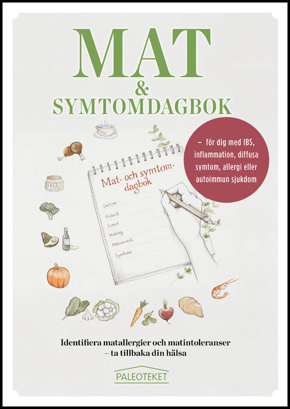 Hultén, Karl| Norman, Anna-Maria | Mat och symtomdagbok : För dig med IBS, inflammation, diffusa symtom, allergi eller a...