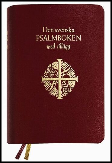 Den svenska psalmboken med tillägg (presentpsalmbok, guldsnitt)