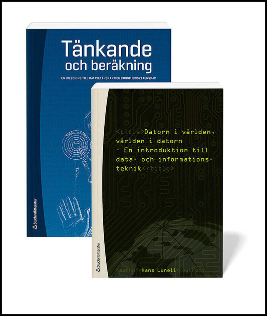 Janlert, Lars-Erik| Lunell, Hans | Tänkande och Beräkning & Datorn i världen : Bokpaket