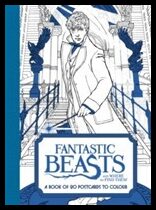 Fantastic Beasts and Where to Find Them : A Book of 20 Postcards to Colour
