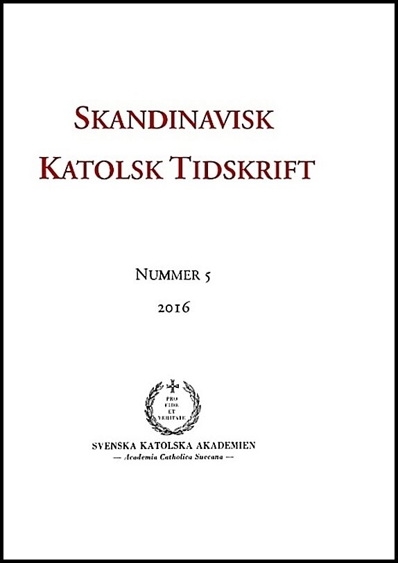 Skandinavisk Katolsk Tidskrift 5(2016)