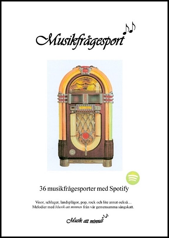 Berglund, Anders | Musikfrågesport : 36 musikfrågesporter med Spotify