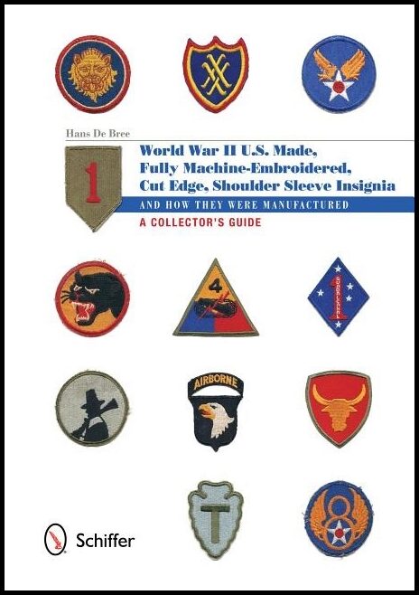 Bree, Hans De | U.s.-made, fully machine-embroidered, cut edge shoulder sleeve insignia of