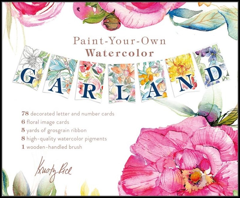 Kristy Rice | Paint-Your-Own Watercolor Garland